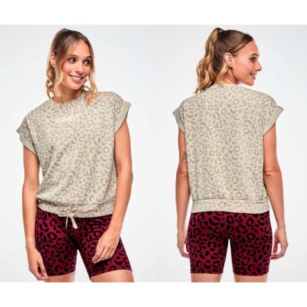 Zumba Modal Printed Sleeveless Sweatshirt