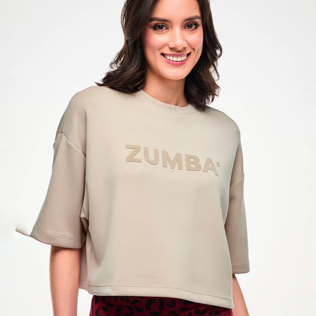 Zumba Modal Drop Shoulder Top