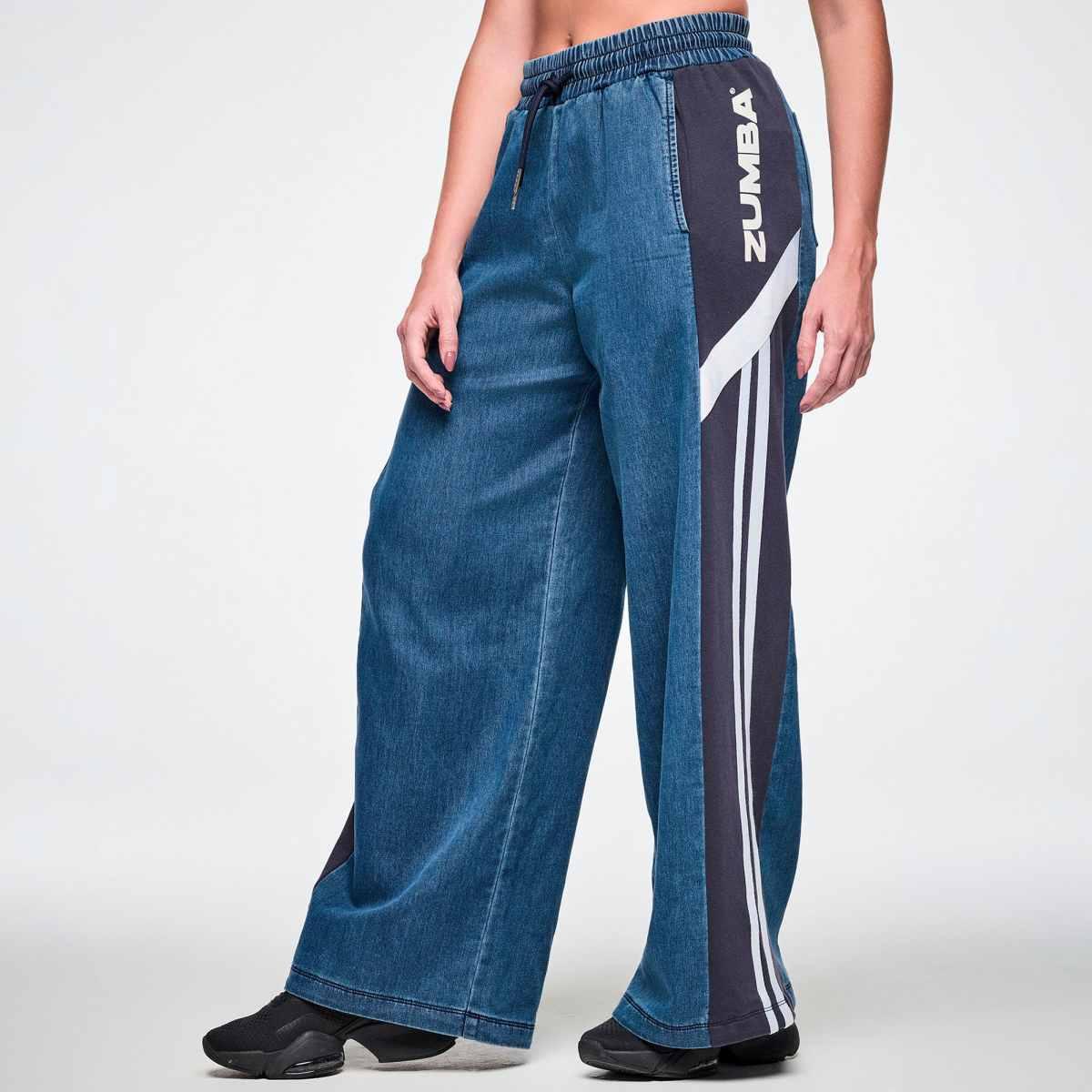 Jean Jamz Wide Leg Combo Pants