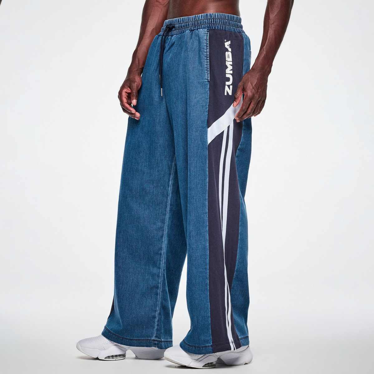 Jean Jamz Wide Leg Combo Pants