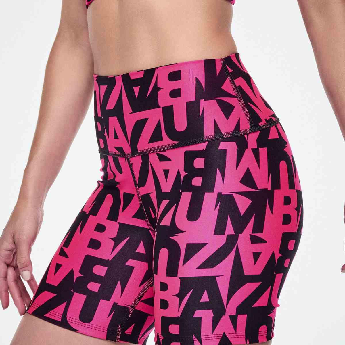 Ultrabright High Waisted ZW Biker Shorts
