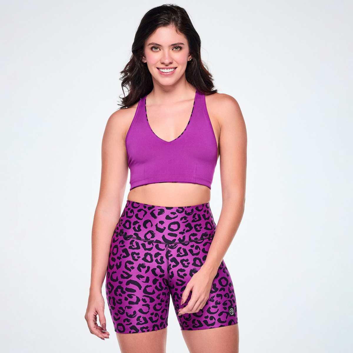 Ultrabright Reversible Racerback V-Bra - Snakeskin