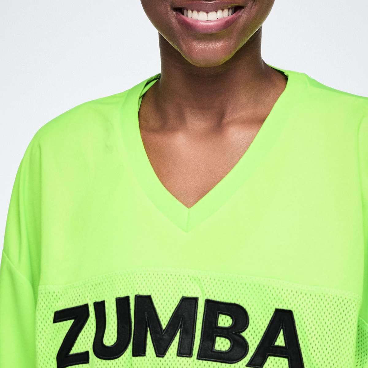 Ultrabright Oversized Mesh Sports Jersey