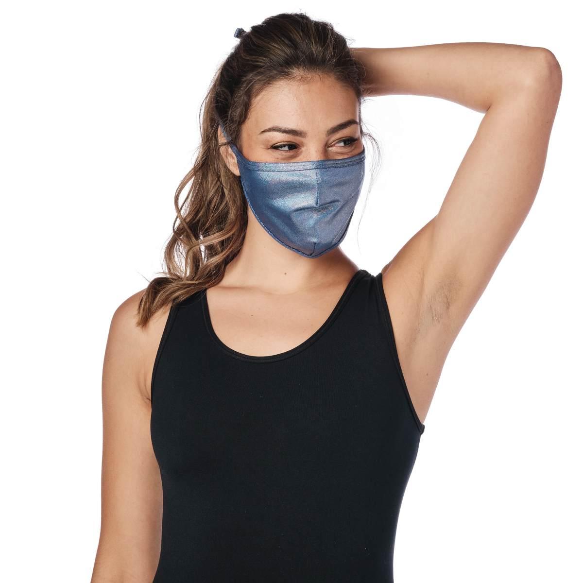 Zumba Blue Face Cover