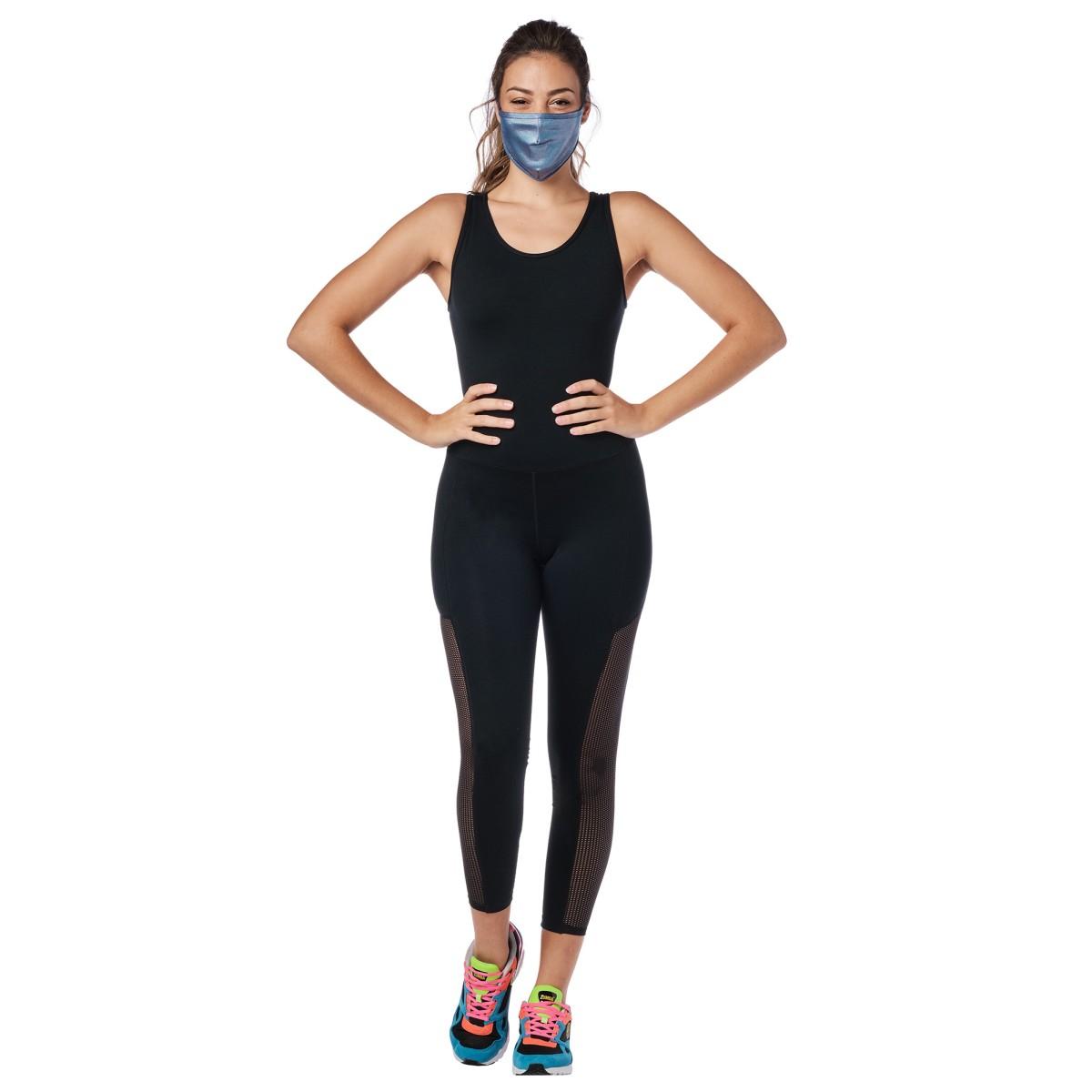 Zumba Blue Face Cover