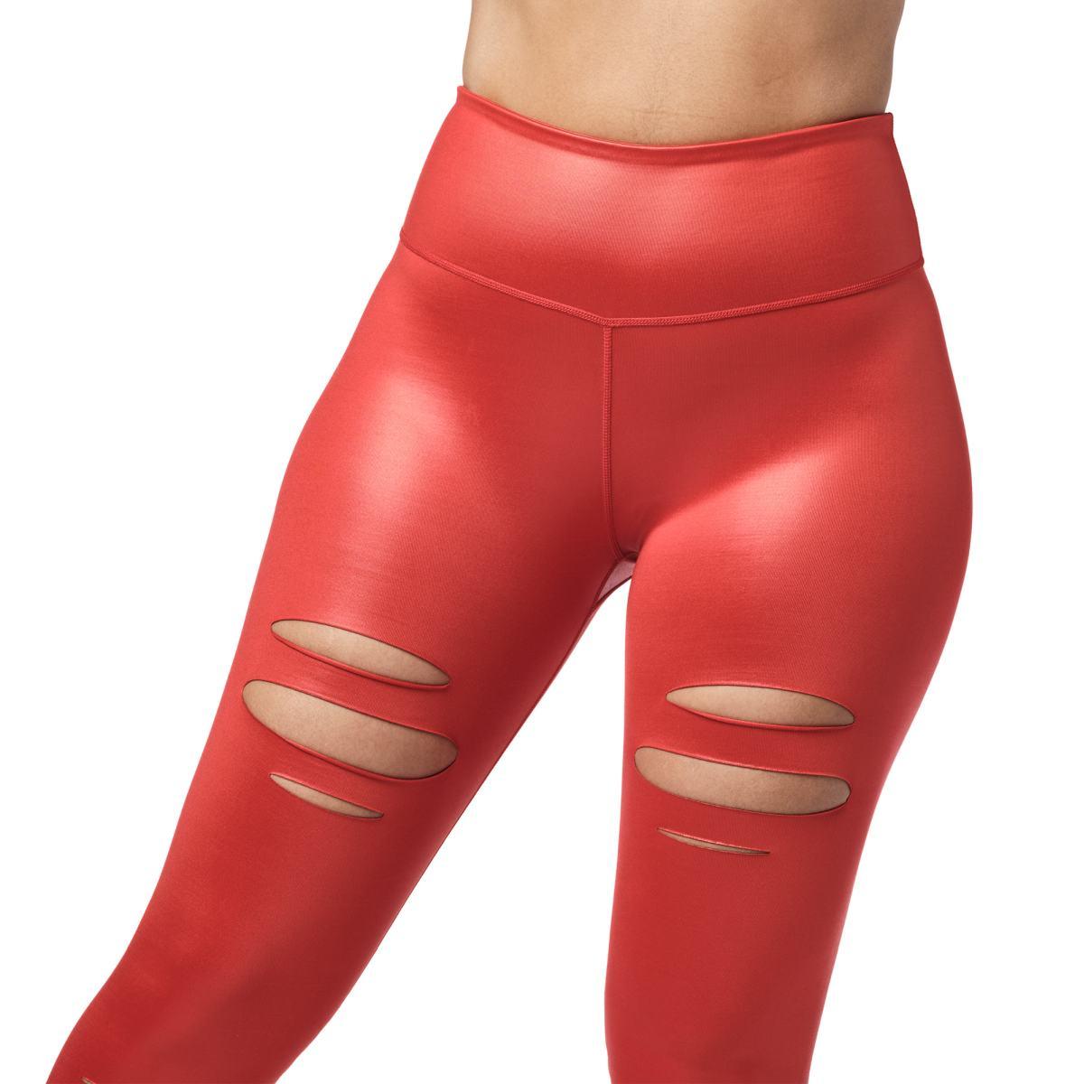 Zumba Slashed High Waisted Long Leggings.