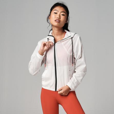 Printed Windbreaker Jacket